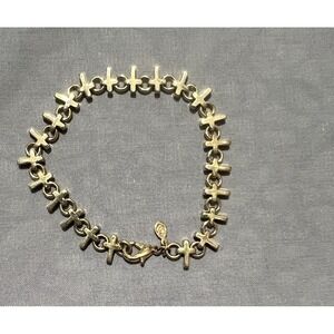 Premier Designs Jewelry Gold Tone Cross Bracelet